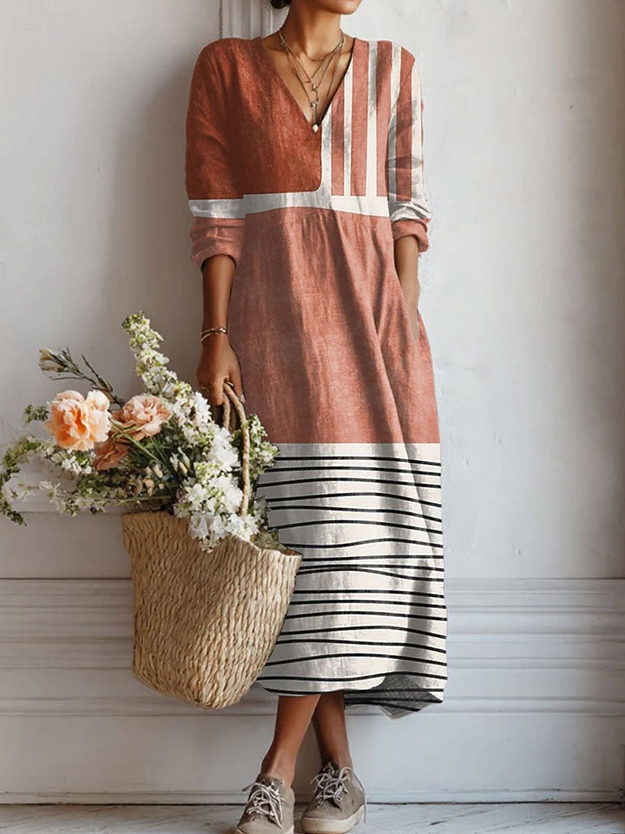 Zoey | Stylish Multicolour Patch Dress