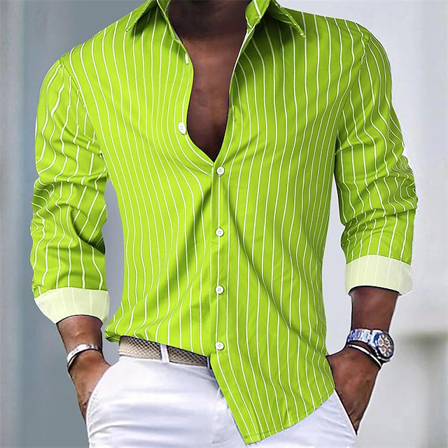Calvin | Refined Striped Shirt