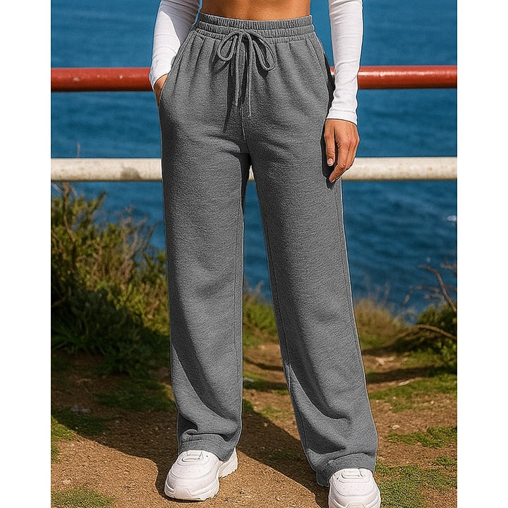 Marguerite Rose | Relaxed Wide-Leg Lounge Trousers