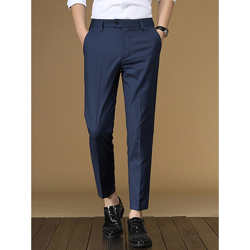Cedric | Tailored Tapered Dress Trousers