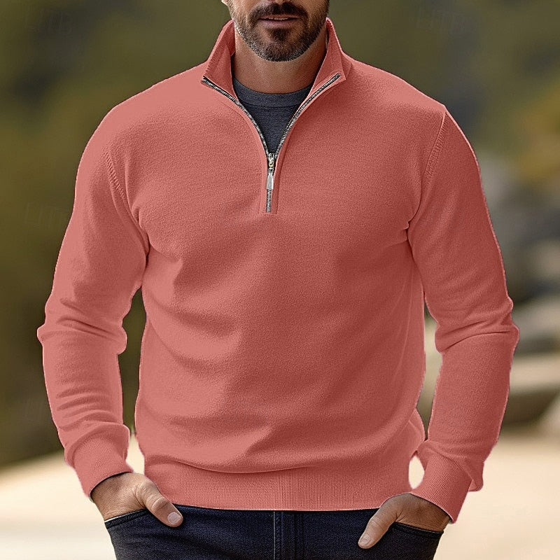 Quentin | Refined Half-Zip Pullover