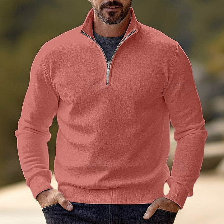 Quentin | Refined Half-Zip Pullover
