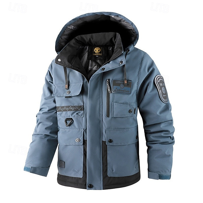 Xavier | All-Weather Hooded Utility Jacket