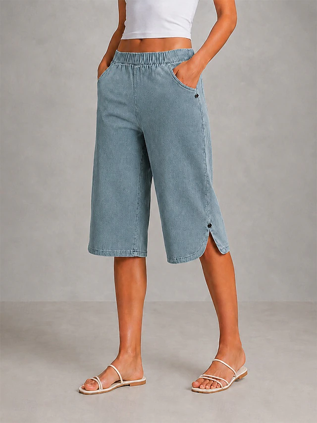 Ingrid | Relaxed Wide-Leg Capris