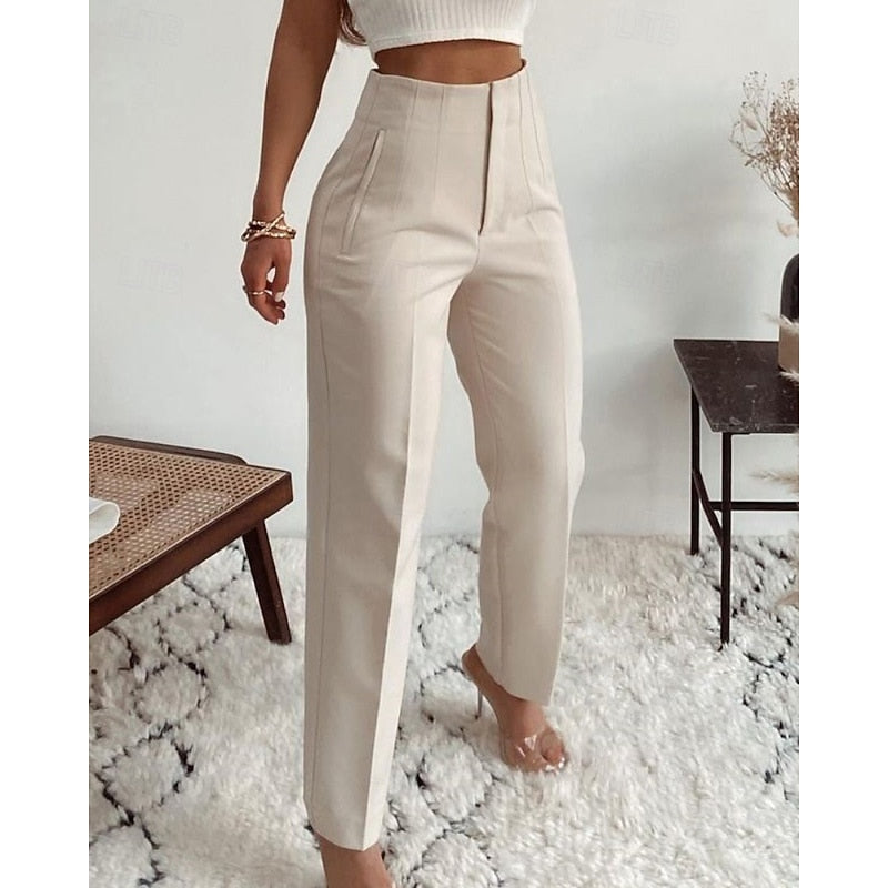 Adrienne | High-Waisted Tailored Trousers