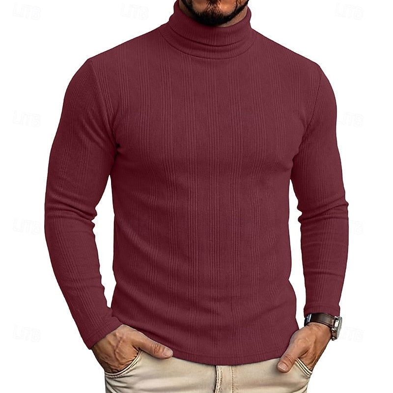 Rowan | Textured Turtleneck