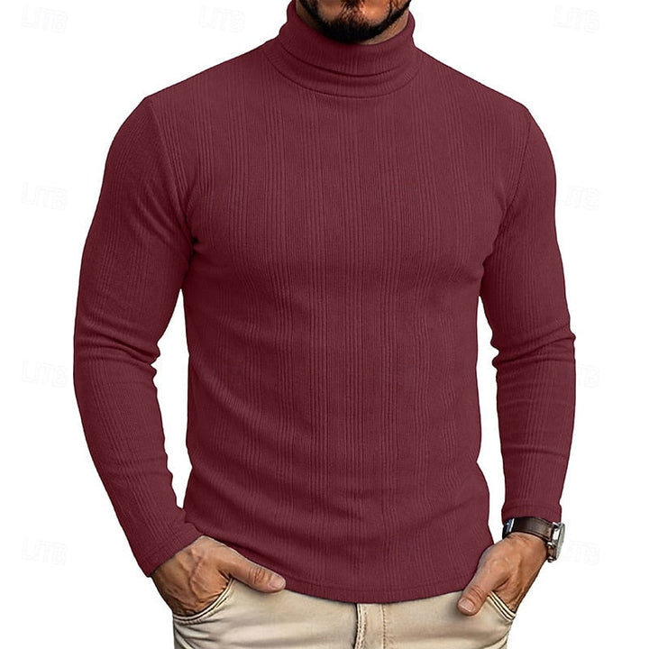 Rowan | Textured Turtleneck