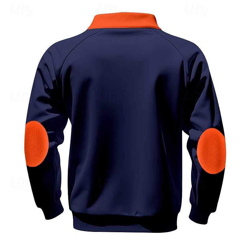 Keith | Quarter-Zip Colour Block Pullover