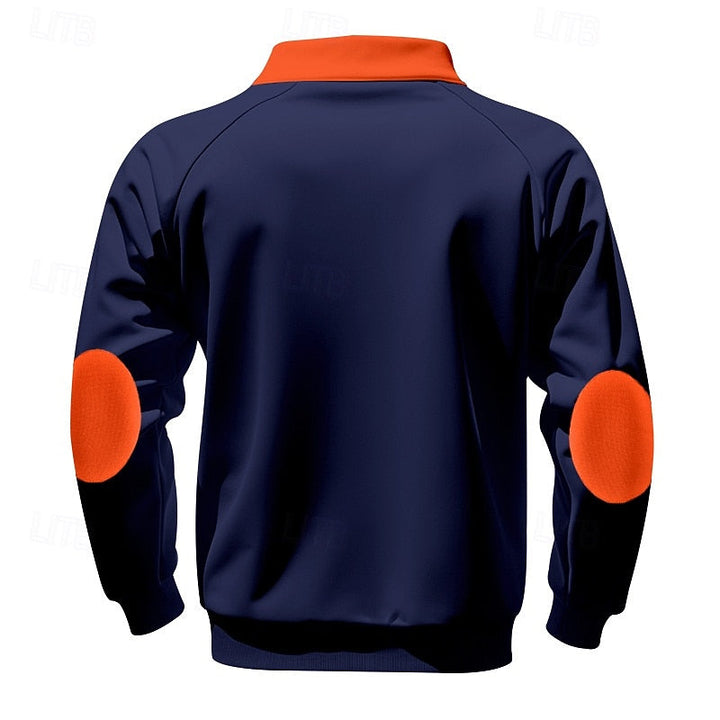Keith | Quarter-Zip Colour Block Pullover