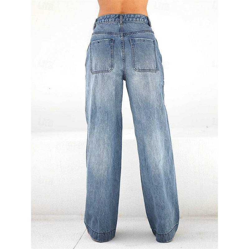Elowen | Relaxed Wide-Leg Jeans