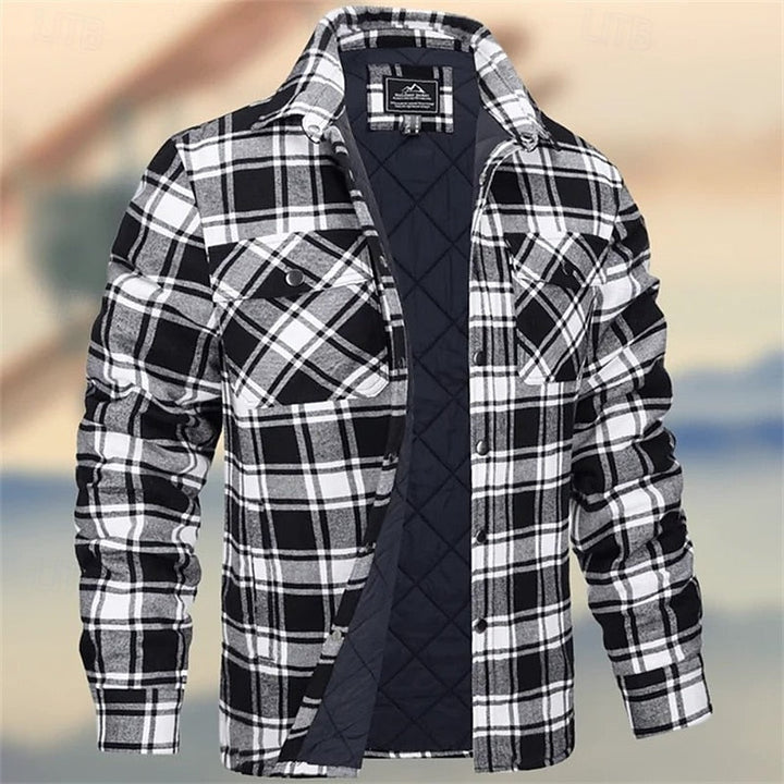 Jonathan | Rugged Quilted Shirt Jacket