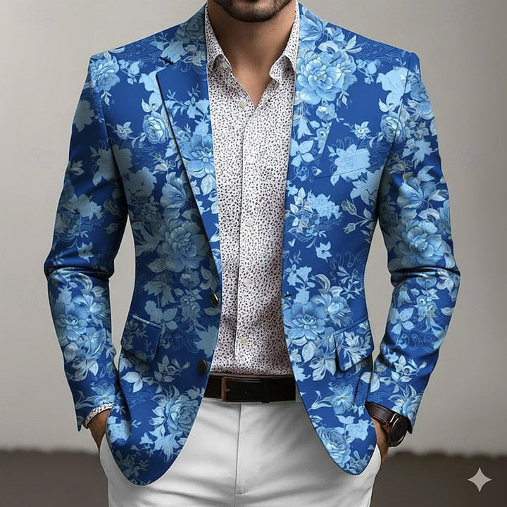 Beckett | Refined Floral-Print Blazer