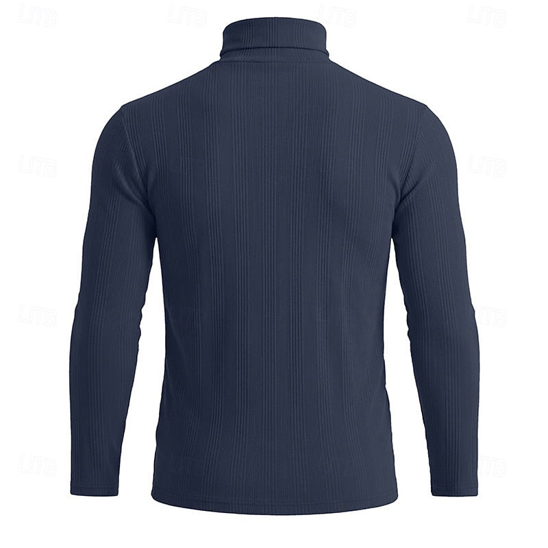 Rowan | Textured Turtleneck