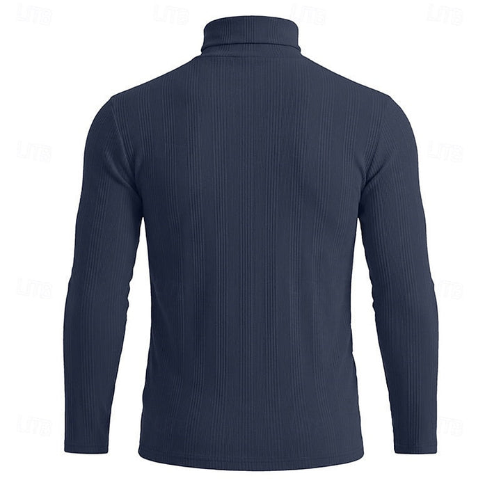 Rowan | Textured Turtleneck
