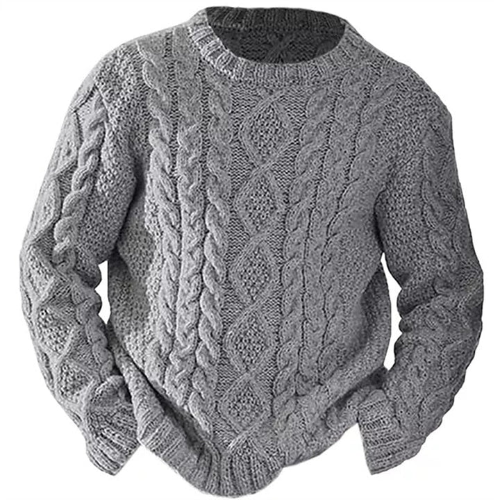 Ellis | Cable Knit Crew Neck Jumper