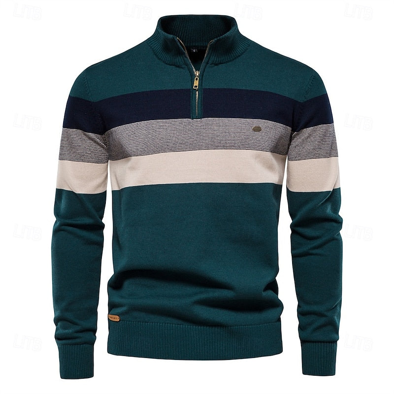 Gerald | Quarter-Zip Knit Jumper