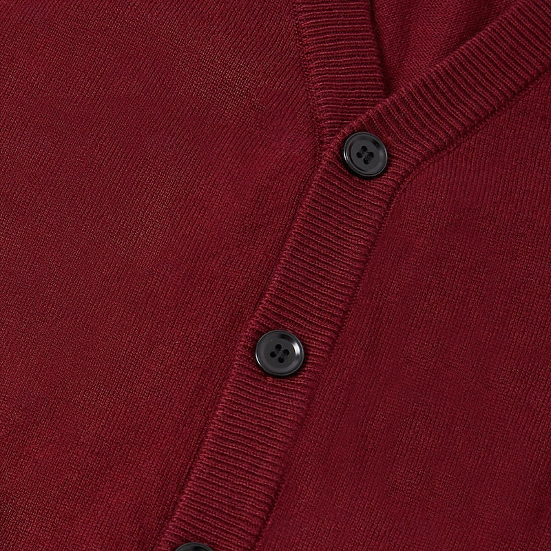 Leonard | Buttoned V-Neck Jumper Vest