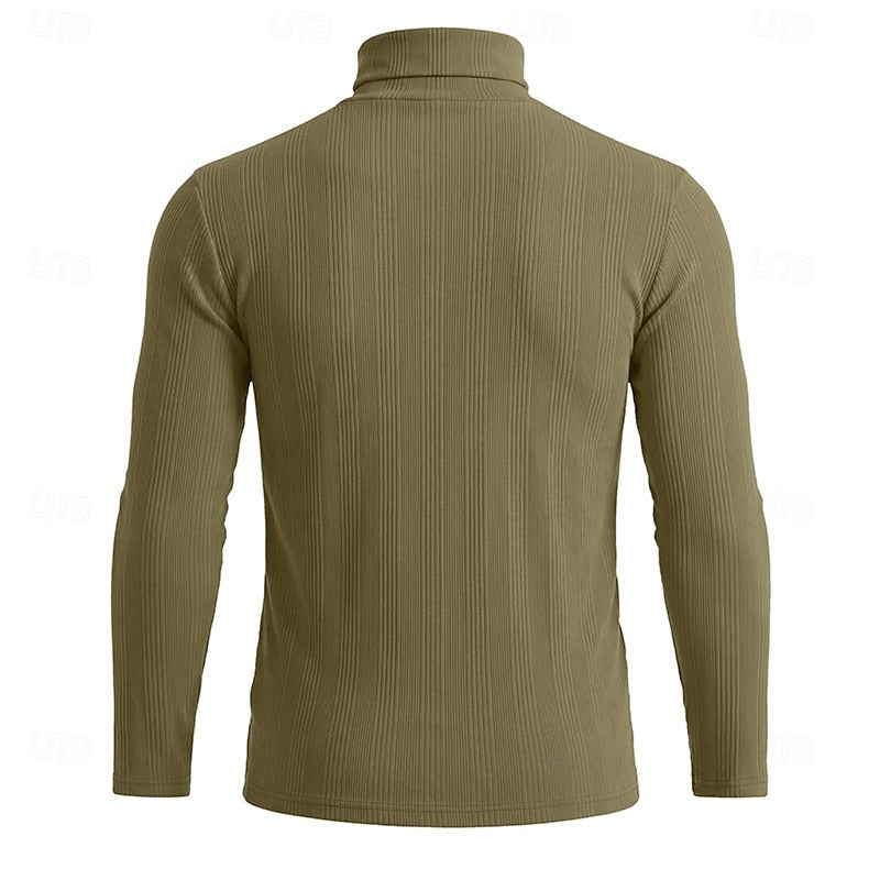 Rowan | Textured Turtleneck