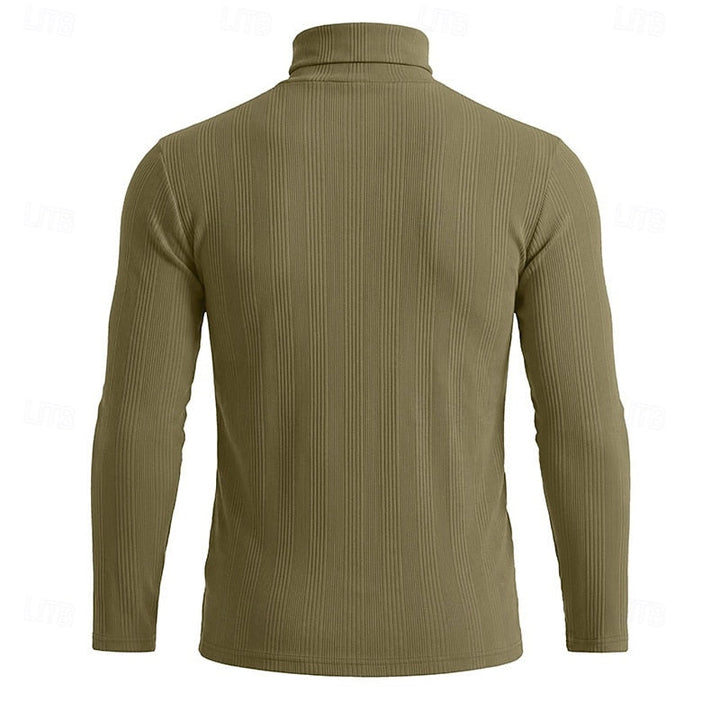 Rowan | Textured Turtleneck