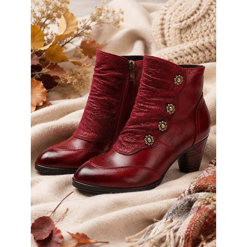Imogen | Heeled Ankle Boots