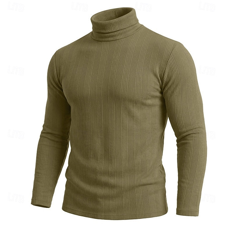 Rowan | Textured Turtleneck
