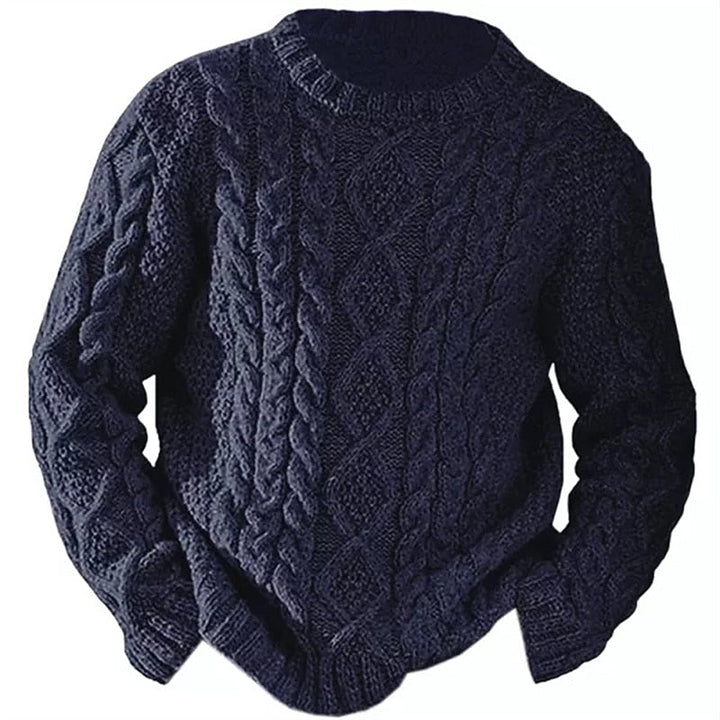 Ellis | Cable Knit Crew Neck Jumper