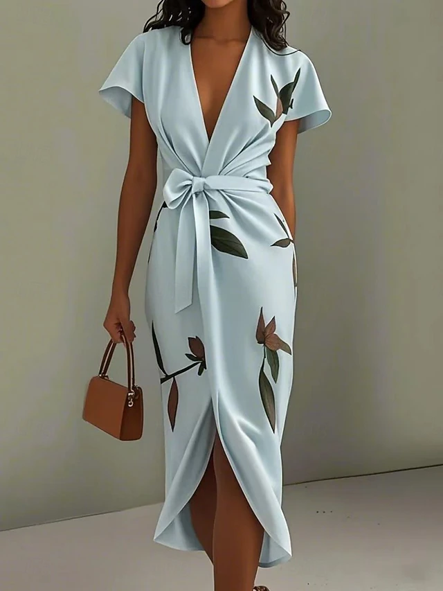 Vera | Wrap-Front Midi Dress