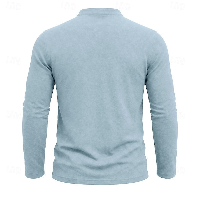 Weston | Classic Henley Long Sleeve Shirt