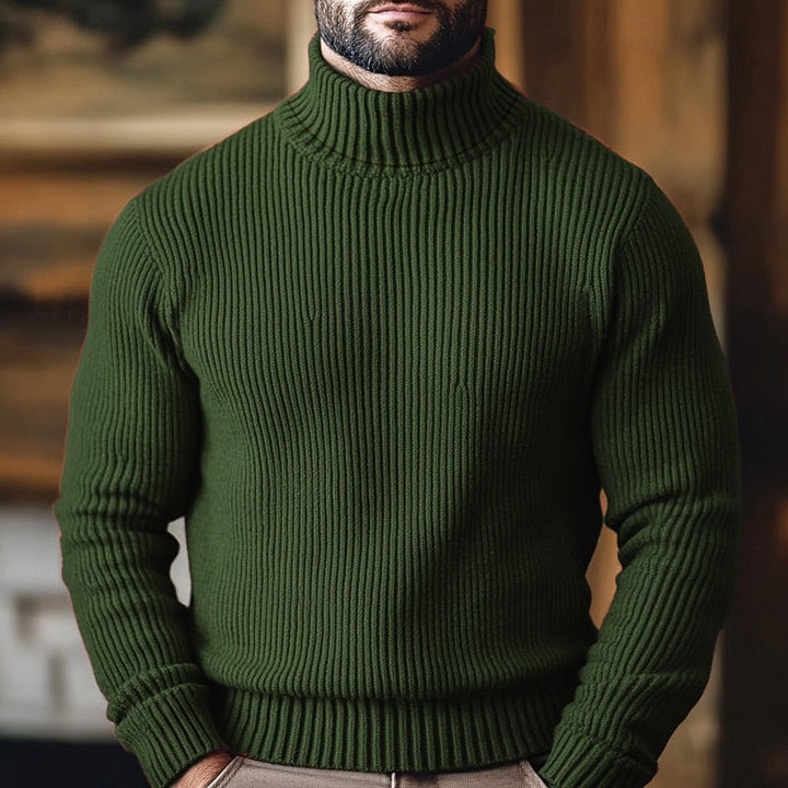 Jonathan | Ribbed Turtleneck Jumper