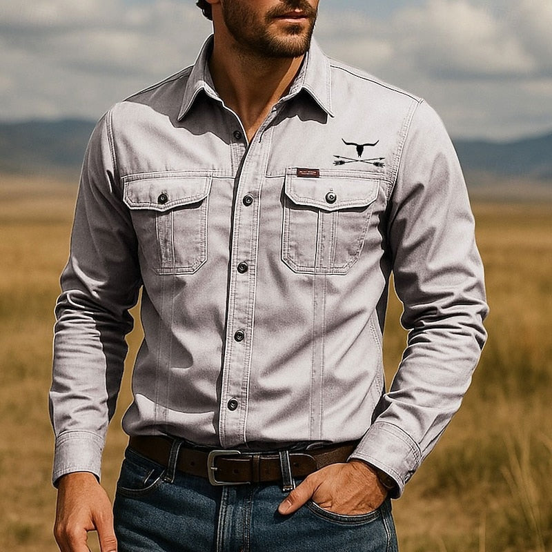 Wade | Rugged Western Work Shirt