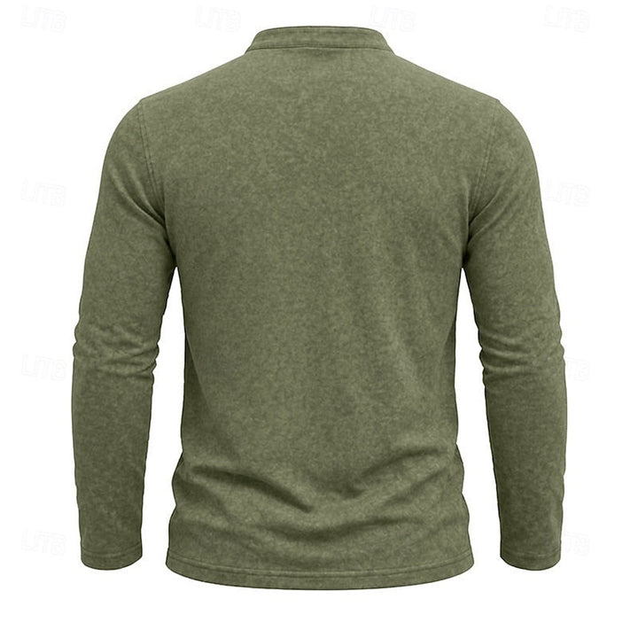 Weston | Classic Henley Long Sleeve Shirt