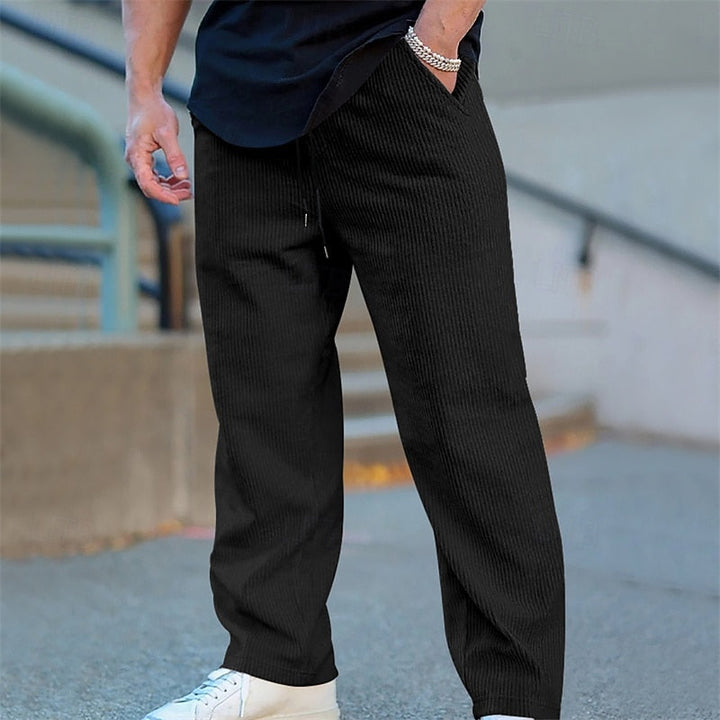 Crosby | Relaxed Ribbed Trousers